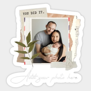 Add your photo here Sticker